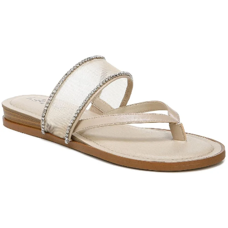 Women's Strappy Gladiator Sandals with Buckle Closures in Tan for a Boho LookLifeStride Womens Radiant Glow Faux Leather Slip On Slide Sandals Women's Strappy Gladiator Sandals with Buckle Closures in Tan for a Boho LookLifeStride Womens Radiant Glow Faux Leather Slip On Slide Sandals