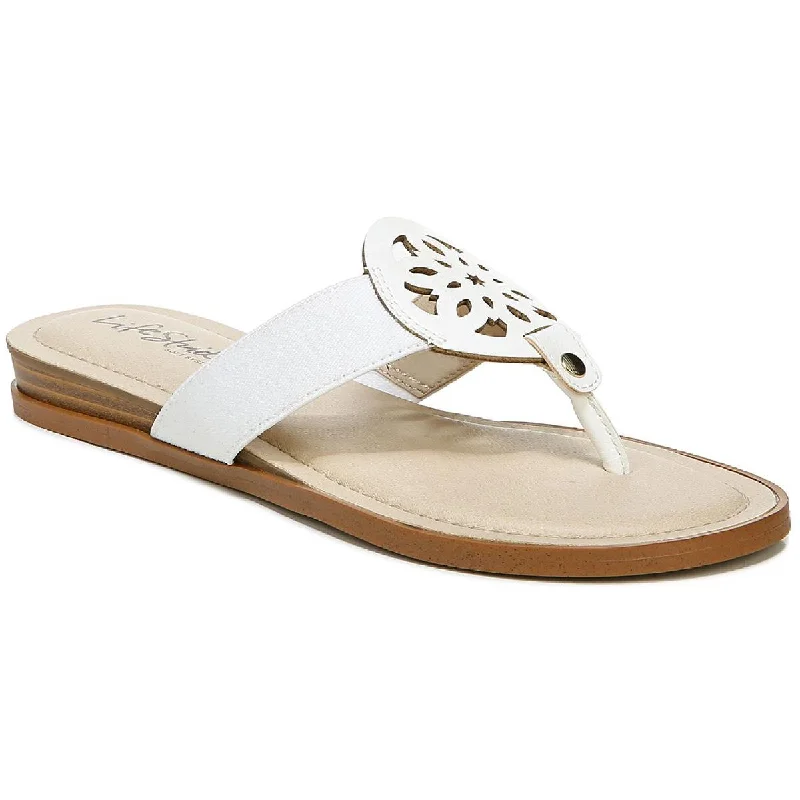 Women's Sandals with a Wedge Heel and a Tassel Detail in Orange for a Trendy LookLifeStride Womens Raegan Faux Leather Slip On Thong Sandals Women's Sandals with a Wedge Heel and a Tassel Detail in Orange for a Trendy LookLifeStride Womens Raegan Faux Leather Slip On Thong Sandals