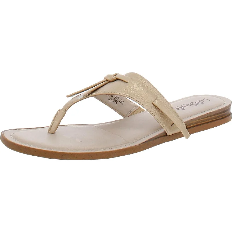 Shock - Absorbing Women's Sandals with a Soft Insole in Black for Active LifestylesLifeStride Womens Rio Faux Leather Pebbled Flip-Flops Shock - Absorbing Women's Sandals with a Soft Insole in Black for Active LifestylesLifeStride Womens Rio Faux Leather Pebbled Flip-Flops