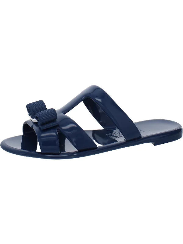 Plus Size Women's Wide - Width Platform Sandals in Black for Added Comfort and HeightLylia Womens Slip On Open Toe Slide Sandals Plus Size Women's Wide - Width Platform Sandals in Black for Added Comfort and HeightLylia Womens Slip On Open Toe Slide Sandals