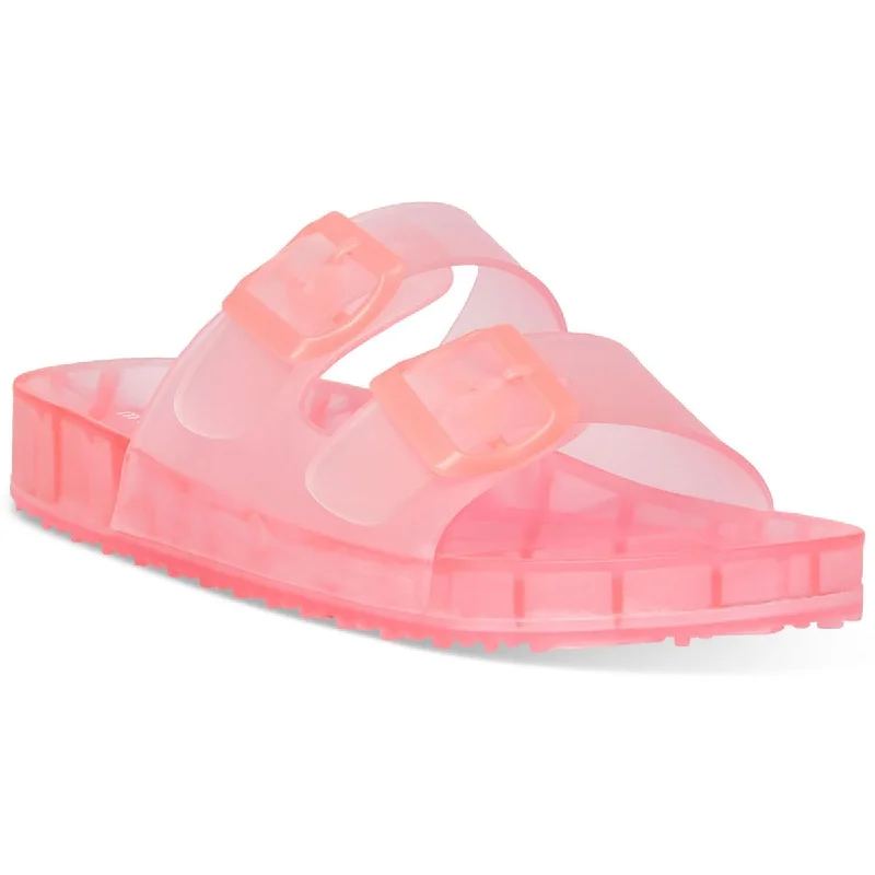 Plus Size Women's Wide - Width Platform Sandals in Black for Added Comfort and HeightMadden Girl Womens Teddy Footbed Open Toe Jelly Sandals Plus Size Women's Wide - Width Platform Sandals in Black for Added Comfort and HeightMadden Girl Womens Teddy Footbed Open Toe Jelly Sandals