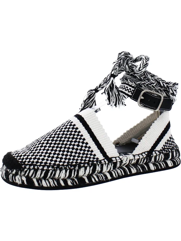 Elastic - Strap Women's Sandals with a Padded Toe in Teal for Easy On - and - OffMeril Womens Ankle Tie Tassel Espadrilles Elastic - Strap Women's Sandals with a Padded Toe in Teal for Easy On - and - OffMeril Womens Ankle Tie Tassel Espadrilles