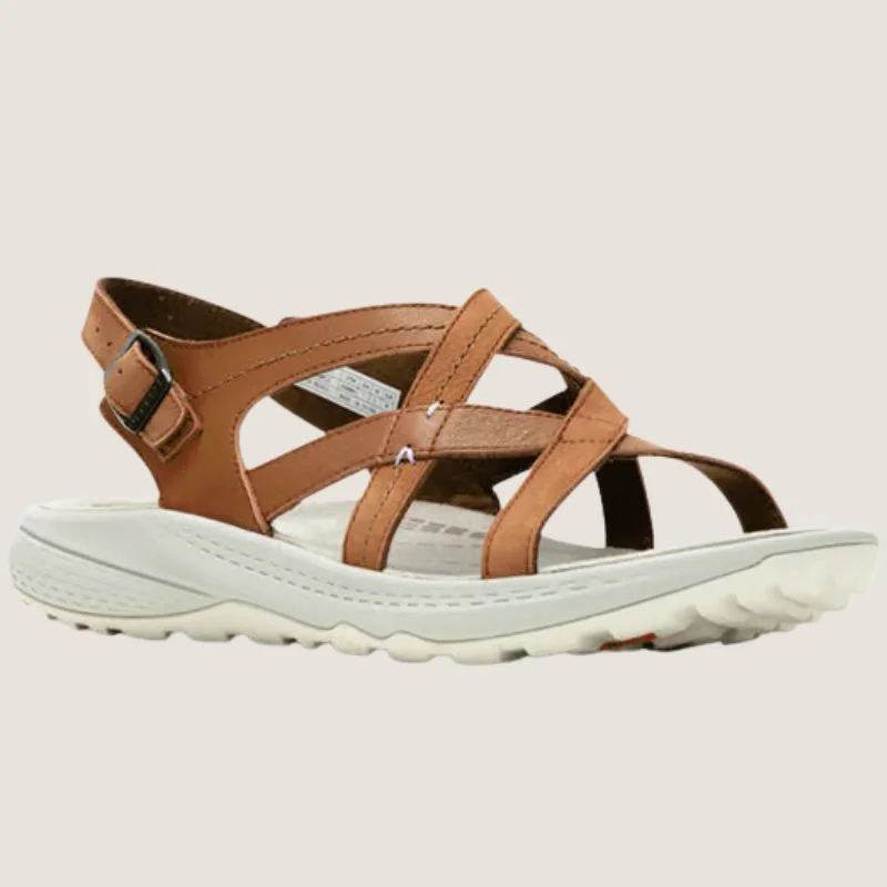 Women's Sandals with a Glitter - Coated Strap in Gold for a Sparkly Summer OutfitWomen's Sandals with a Glitter - Coated Strap in Gold for a Sparkly Summer OutfitMerrell Momentum Agave Sandal