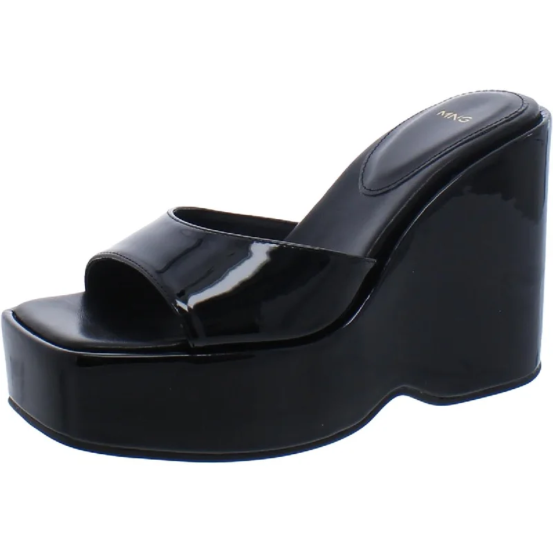 Orthopedic Women's Sandals with Arch Support in Gray for Foot HealthMNG Womens Patent Slip On Wedge Sandals Orthopedic Women's Sandals with Arch Support in Gray for Foot HealthMNG Womens Patent Slip On Wedge Sandals