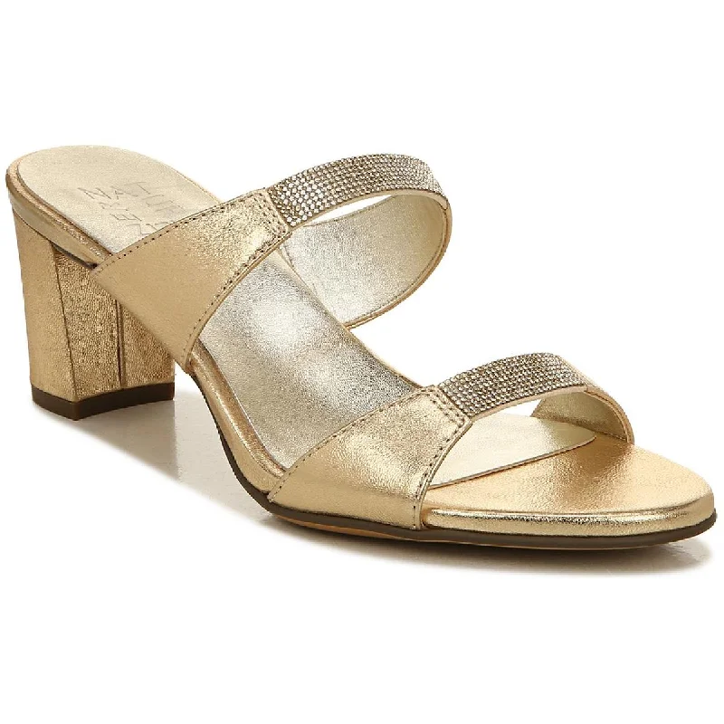Anti - Slip Women's Sandals with a Grooved Sole in Green for Outdoor AdventuresNaturalizer Womens 2 Leather Rhinestone Mule Sandals Anti - Slip Women's Sandals with a Grooved Sole in Green for Outdoor AdventuresNaturalizer Womens 2 Leather Rhinestone Mule Sandals