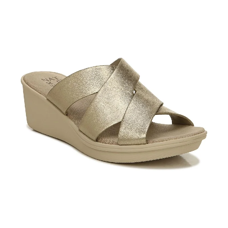 Orthopedic Women's Sandals with Arch Support in Gray for Foot HealthNaturalizer Womens Rowena Leather Slip On Wedge Sandals Orthopedic Women's Sandals with Arch Support in Gray for Foot HealthNaturalizer Womens Rowena Leather Slip On Wedge Sandals