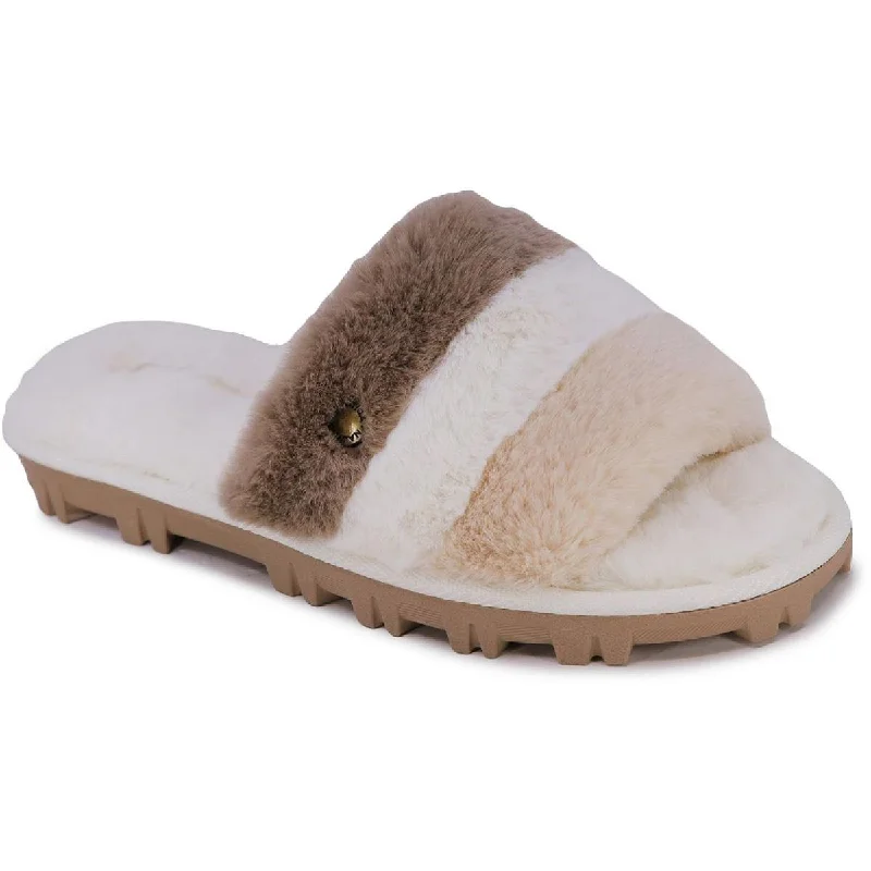 Adjustable Strap Women's Sandals with a Padded Heel in Pink for a Custom FitNautica Womens Chyler Faux Fur Padded Insole Slide Sandals Adjustable Strap Women's Sandals with a Padded Heel in Pink for a Custom FitNautica Womens Chyler Faux Fur Padded Insole Slide Sandals