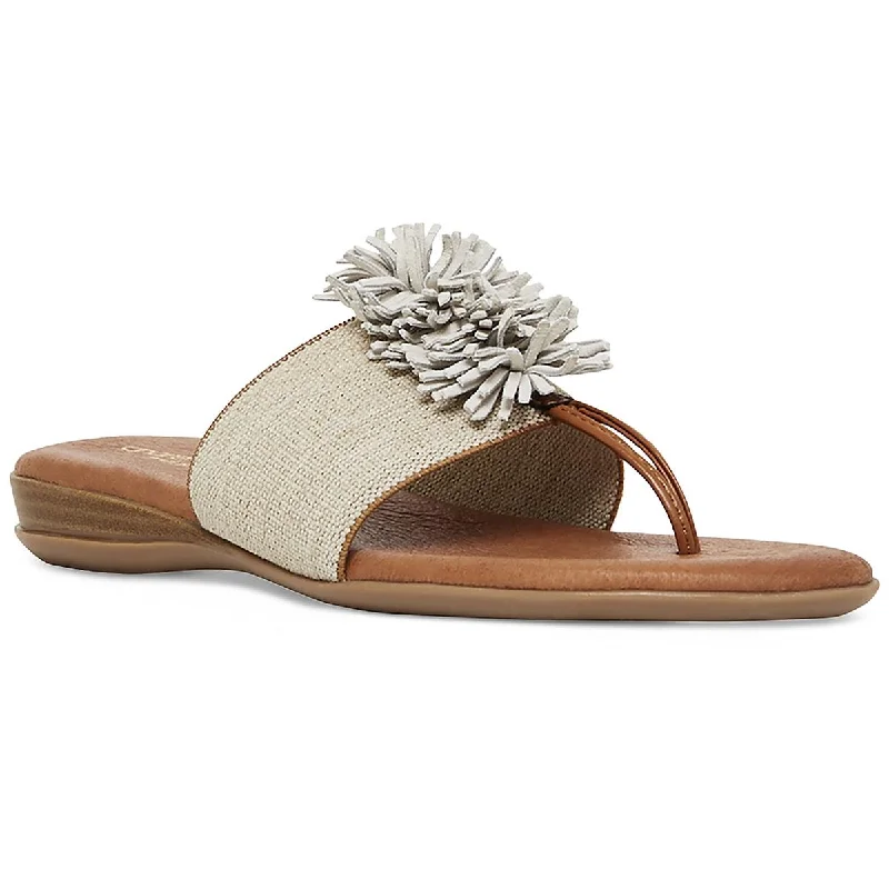 Women's Flat Slide Sandals with a Memory Foam Insole in White for All - Day ComfortNovalee Womens Slip On Padded Insole Wedge Sandals Women's Flat Slide Sandals with a Memory Foam Insole in White for All - Day ComfortNovalee Womens Slip On Padded Insole Wedge Sandals