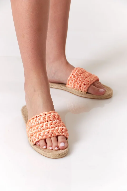 Women's Sandals with a Glitter - Coated Strap in Gold for a Sparkly Summer OutfitOrange sandals Women's Sandals with a Glitter - Coated Strap in Gold for a Sparkly Summer OutfitOrange sandals