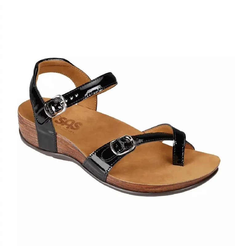 Lightweight Women's Mesh - Paneled Sandals in Yellow for BreathabilityPampa Sandal - Wide In Black Patent Lightweight Women's Mesh - Paneled Sandals in Yellow for BreathabilityPampa Sandal - Wide In Black Patent