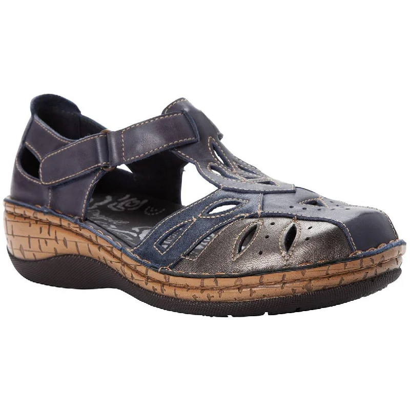 Anti - Slip Women's Sandals with a Grooved Sole in Green for Outdoor AdventuresAnti - Slip Women's Sandals with a Grooved Sole in Green for Outdoor AdventuresPropet Womens Jenna Leather Cut Out Fisherman Sandals