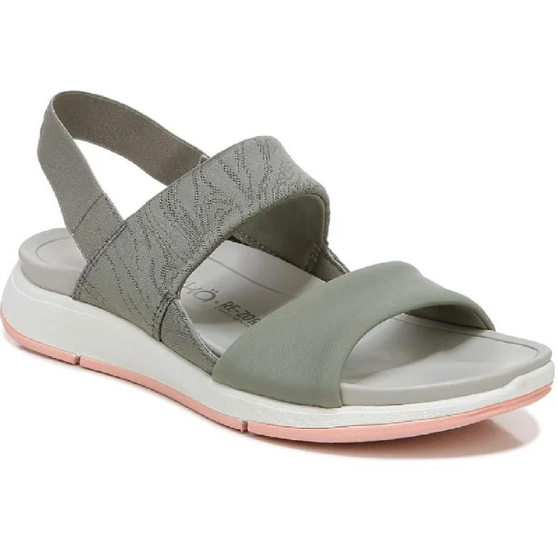 Elastic - Strap Women's Sandals with a Padded Toe in Teal for Easy On - and - OffRyka Womens Trance Slip On Ankle Strap Slingback Sandals Elastic - Strap Women's Sandals with a Padded Toe in Teal for Easy On - and - OffRyka Womens Trance Slip On Ankle Strap Slingback Sandals