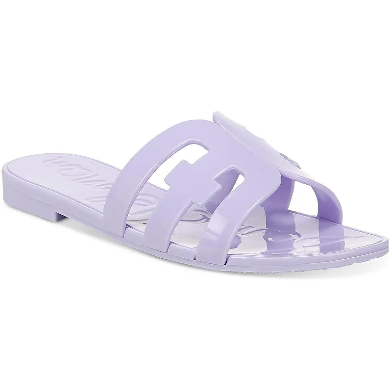 Women's Leather - Strapped Sandals with a Braided Detail in Brown for a Rustic AppealSam Edelman Womens Bay Jelly Slip On Flat Pool Slides Women's Leather - Strapped Sandals with a Braided Detail in Brown for a Rustic AppealSam Edelman Womens Bay Jelly Slip On Flat Pool Slides