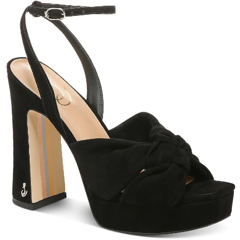 Women's Sandals with a Glitter - Coated Strap in Gold for a Sparkly Summer OutfitSam Edelman Womens Kristen Knot-Front Platform Sandals Women's Sandals with a Glitter - Coated Strap in Gold for a Sparkly Summer OutfitSam Edelman Womens Kristen Knot-Front Platform Sandals