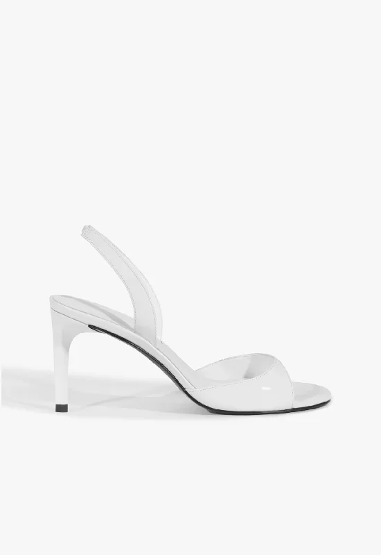 Sustainable Women's Recycled Material Sandals in Beige for Eco - Conscious ShoppersScarlett Sling Mid Patent Leather Sandal Sustainable Women's Recycled Material Sandals in Beige for Eco - Conscious ShoppersScarlett Sling Mid Patent Leather Sandal
