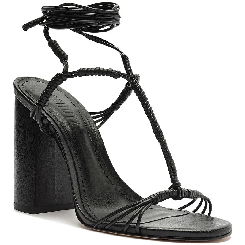 Child - Friendly Women's Sandals with a Secure Buckle in Purple for Moms on the GoChild - Friendly Women's Sandals with a Secure Buckle in Purple for Moms on the GoSchutz Womens Amunet Block Faux Leather T-Strap Strappy Sandals