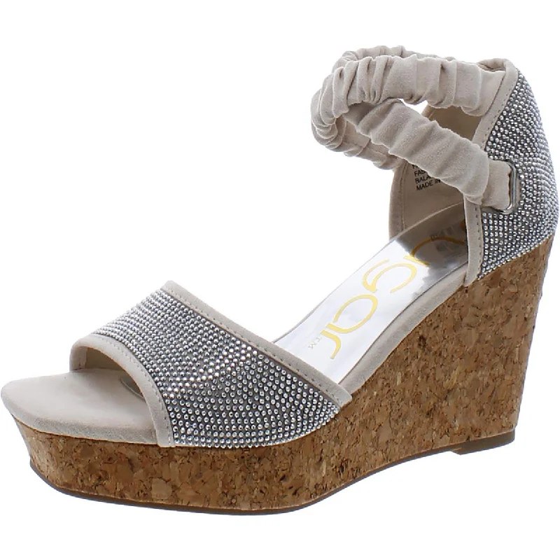 Women's Strappy Gladiator Sandals with Buckle Closures in Tan for a Boho LookSugar Womens Faux Suede Wedge Sandals Women's Strappy Gladiator Sandals with Buckle Closures in Tan for a Boho LookSugar Womens Faux Suede Wedge Sandals