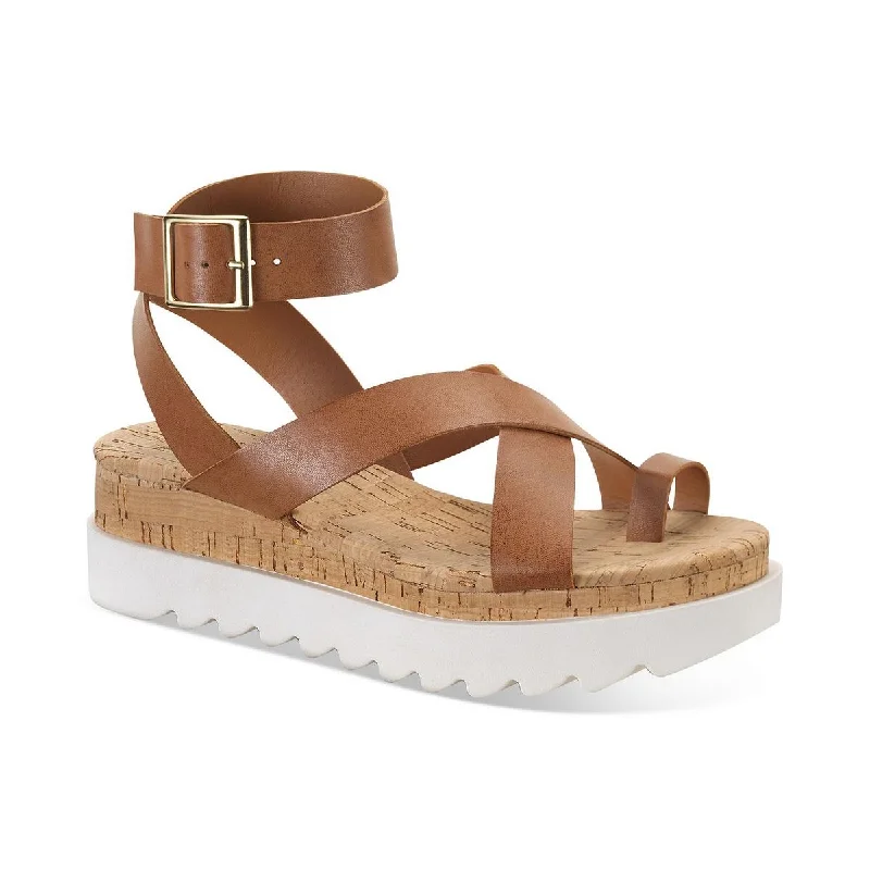 Women's Flat Slide Sandals with a Memory Foam Insole in White for All - Day ComfortSun + Stone Womens Pheobii Faux Leather Ankle Strap Platform Sandals Women's Flat Slide Sandals with a Memory Foam Insole in White for All - Day ComfortSun + Stone Womens Pheobii Faux Leather Ankle Strap Platform Sandals