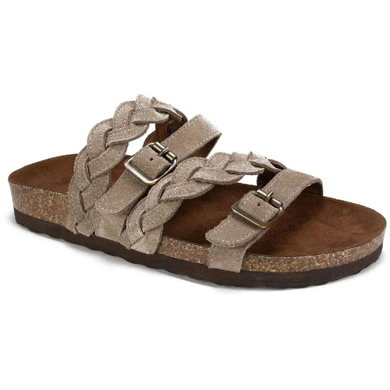 Shock - Absorbing Women's Sandals with a Soft Insole in Black for Active LifestylesWhite Mountain Womens Holland Buckle Braided Footbed Sandals Shock - Absorbing Women's Sandals with a Soft Insole in Black for Active LifestylesWhite Mountain Womens Holland Buckle Braided Footbed Sandals