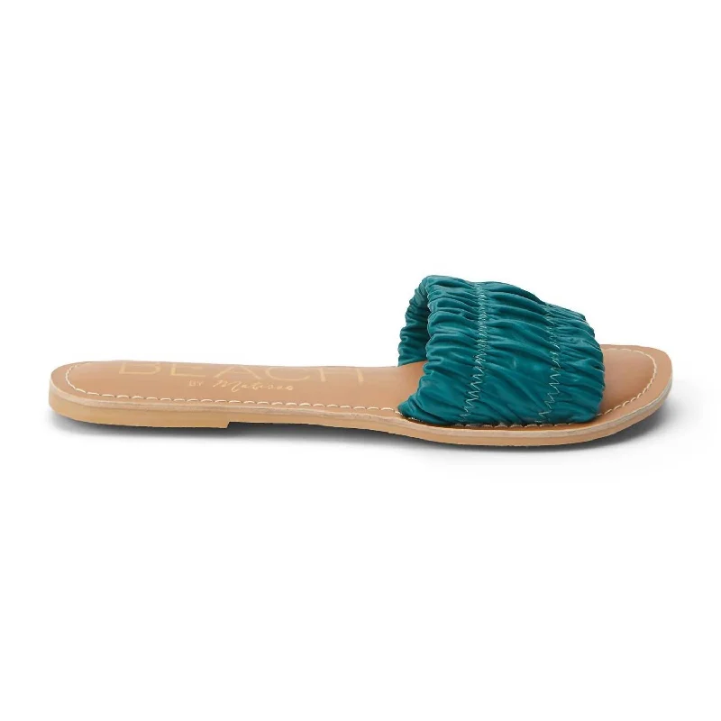 Shock - Absorbing Women's Sandals with a Soft Insole in Black for Active LifestylesWomen's Channel Slide In Teal Shock - Absorbing Women's Sandals with a Soft Insole in Black for Active LifestylesWomen's Channel Slide In Teal