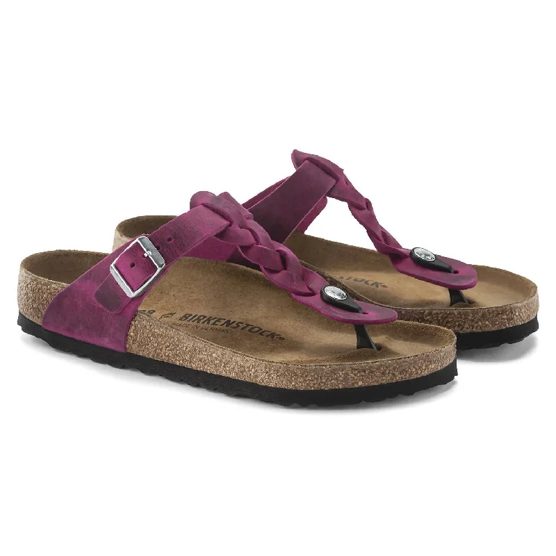 Sustainable Women's Recycled Material Sandals in Beige for Eco - Conscious ShoppersWomen's Gizeh Braided Sandals In Festival Fuchsia Sustainable Women's Recycled Material Sandals in Beige for Eco - Conscious ShoppersWomen's Gizeh Braided Sandals In Festival Fuchsia