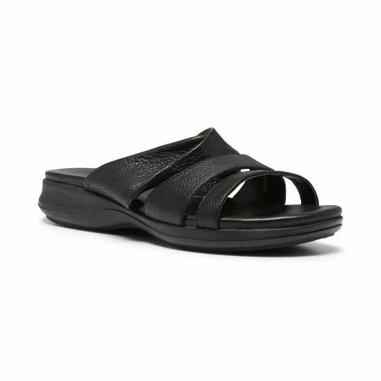Plus Size Women's Wide - Width Platform Sandals in Black for Added Comfort and HeightWomens Hush Puppies Laray Hart Black Leather Comfortable Summer Sandals Shoes Plus Size Women's Wide - Width Platform Sandals in Black for Added Comfort and HeightWomens Hush Puppies Laray Hart Black Leather Comfortable Summer Sandals Shoes
