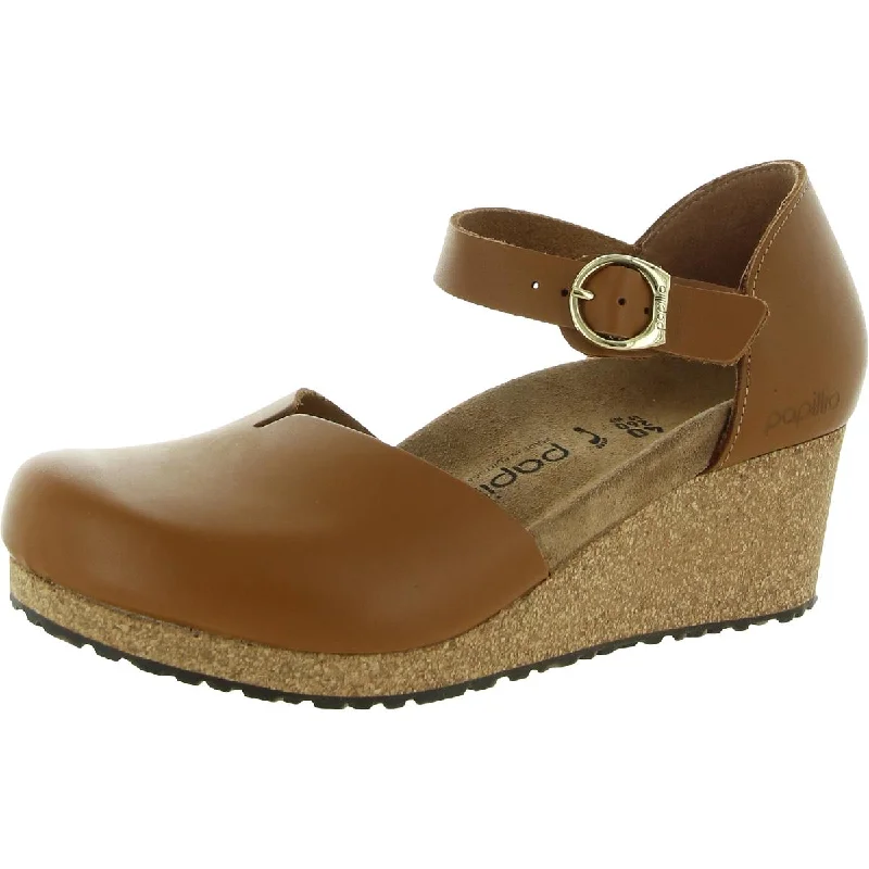 Women's Leather - Strapped Sandals with a Braided Detail in Brown for a Rustic AppealWomens Leather Closed Toe Wedge Sandals Women's Leather - Strapped Sandals with a Braided Detail in Brown for a Rustic AppealWomens Leather Closed Toe Wedge Sandals
