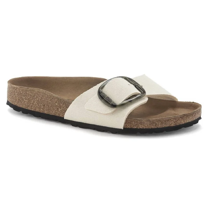 Women's Sandals with a Glitter - Coated Strap in Gold for a Sparkly Summer OutfitWomen's Madrid Vegan Big Buckle Sandals In Eggshell Women's Sandals with a Glitter - Coated Strap in Gold for a Sparkly Summer OutfitWomen's Madrid Vegan Big Buckle Sandals In Eggshell