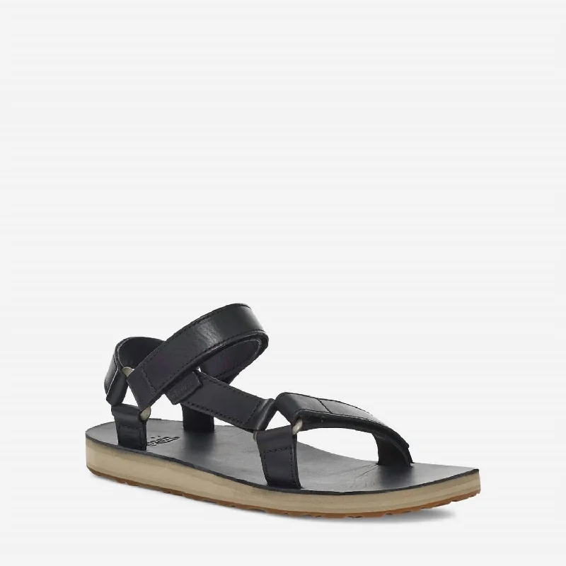 Women's Sandals with a Floral - Printed Upper in Pink for a Feminine Spring LookWomen's Original Universal Leather Sandal In Black
