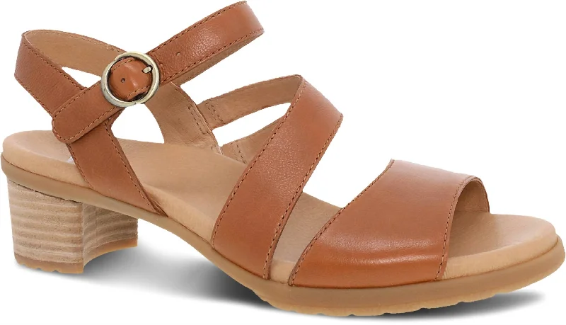 Women's Sandals with a Glitter - Coated Strap in Gold for a Sparkly Summer OutfitWomen's Tansy Casula Sandal In Luggage Women's Sandals with a Glitter - Coated Strap in Gold for a Sparkly Summer OutfitWomen's Tansy Casula Sandal In Luggage