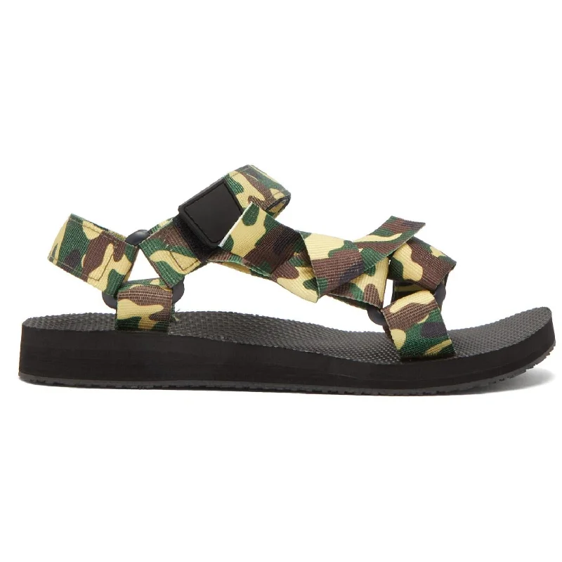 Women's Cork - Soled Espadrille Sandals with a Rope - Trimmed Upper in Navy for a Summer VibeWomen's Trekky Sandals In Camo Women's Cork - Soled Espadrille Sandals with a Rope - Trimmed Upper in Navy for a Summer VibeWomen's Trekky Sandals In Camo