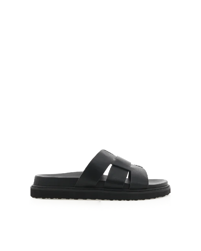 Plus Size Women's Wide - Width Platform Sandals in Black for Added Comfort and HeightZANNA - BLACK Plus Size Women's Wide - Width Platform Sandals in Black for Added Comfort and HeightZANNA - BLACK
