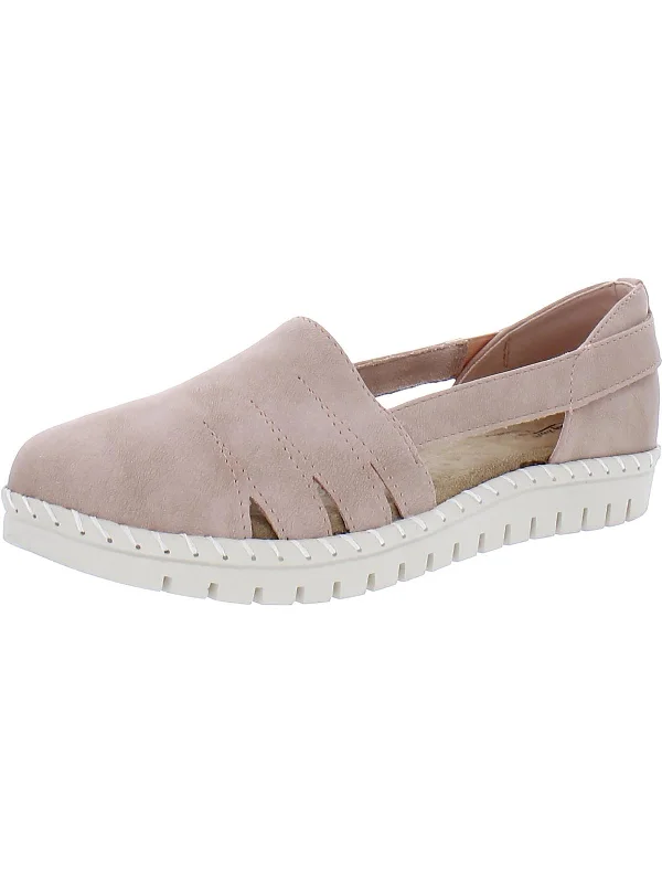 Bugsy Womens Pull-on Cut-out Slip-On Sneakers