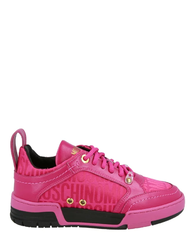 Sparkly Rhinestone - Embellished Women's Sneakers for a Glamorous and Eye - Catching LookLogo Jacquard Low-Top Sneakers Sparkly Rhinestone - Embellished Women's Sneakers for a Glamorous and Eye - Catching LookLogo Jacquard Low-Top Sneakers