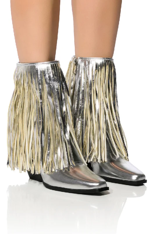 Women's Platform Chelsea Boots in Black for a Modern and Fashion - Forward AppearanceAZALEA WANG SCARLETT METALLIC CHUNKY BOOTIE IN SILVER Women's Platform Chelsea Boots in Black for a Modern and Fashion - Forward AppearanceAZALEA WANG SCARLETT METALLIC CHUNKY BOOTIE IN SILVER
