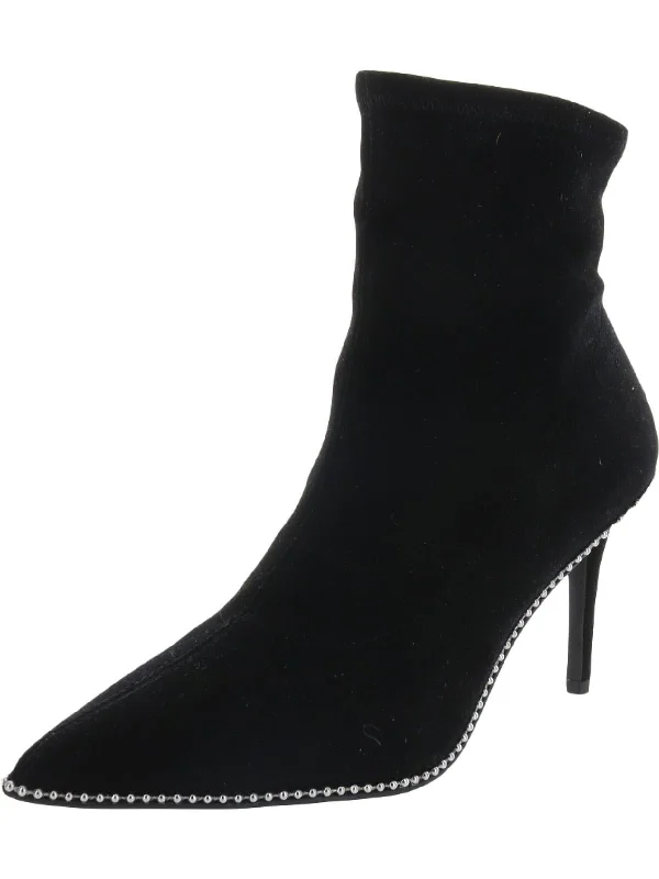 Women's Lace - Trimmed Knee - High Boots in Ivory for a Feminine and Elegant EnsembleWhitny Womens Embellished Suede Booties Women's Lace - Trimmed Knee - High Boots in Ivory for a Feminine and Elegant EnsembleWhitny Womens Embellished Suede Booties
