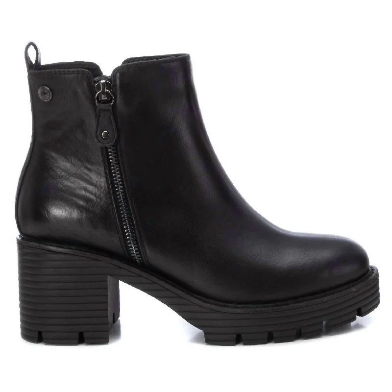 Women's Casual Booties In Black