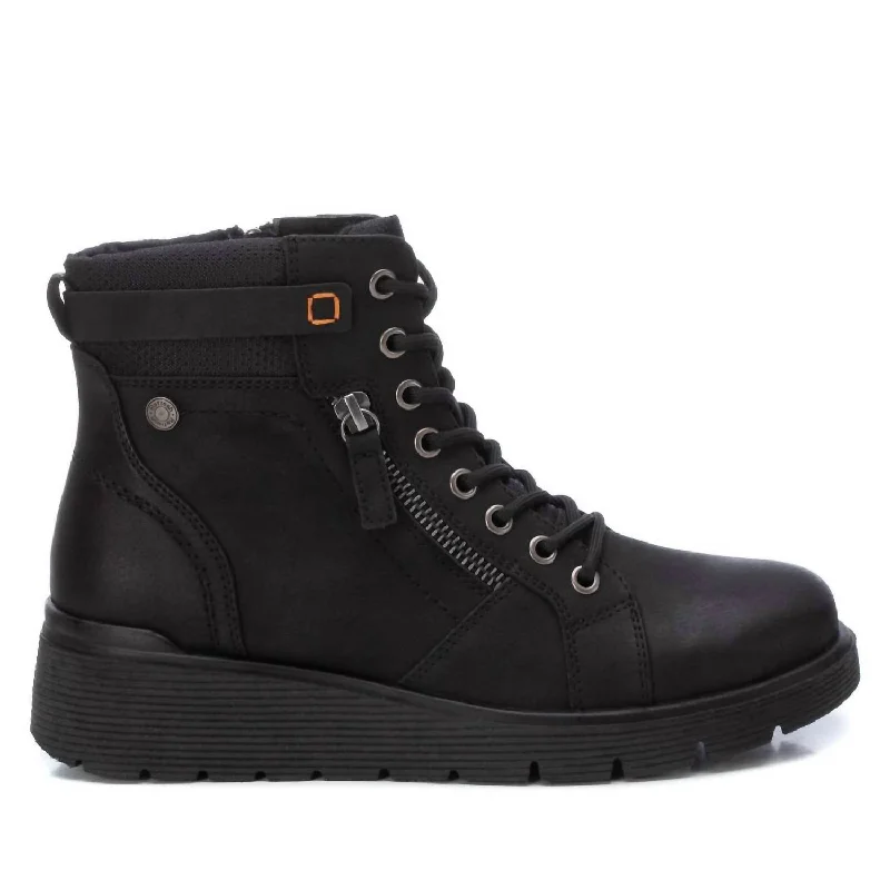 Women's Casual Booties In Black
