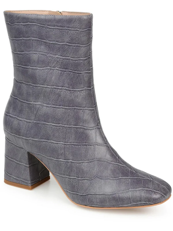 Women's Glitter - Embellished Ankle Boots in Gold for a Sparkly Party LookWomens Faux Leather Square Toe Ankle Boots Women's Glitter - Embellished Ankle Boots in Gold for a Sparkly Party LookWomens Faux Leather Square Toe Ankle Boots