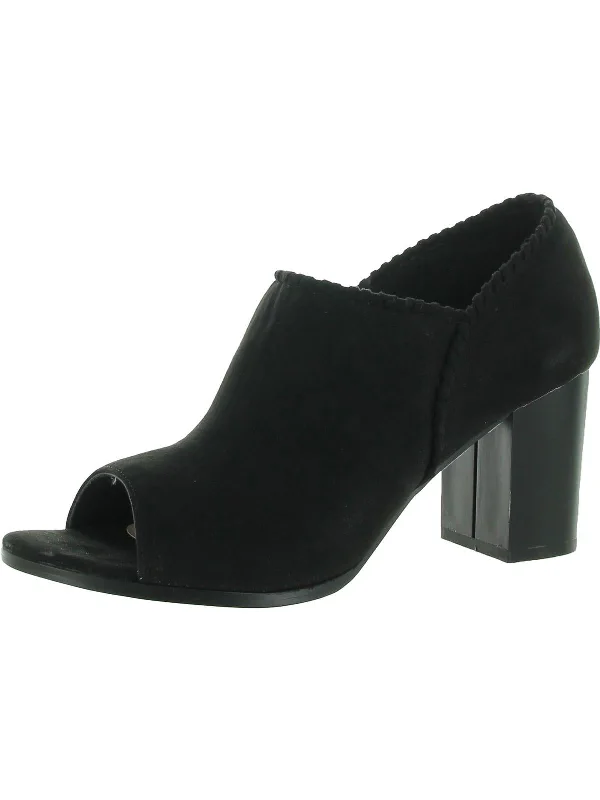 Women's Chunky - Heeled Chelsea Boots in Gray for a Casual and Trendy Everyday LookWomens Peep Toe Ankle Shooties Women's Chunky - Heeled Chelsea Boots in Gray for a Casual and Trendy Everyday LookWomens Peep Toe Ankle Shooties